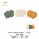 Bebe Favour Scratch Mittens Set 3Pc BP72007