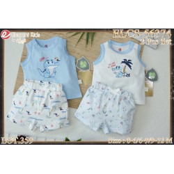 Elegant Kids Anti-Bacterial 2Pcs T-Shirt & Short Set ELCS56374