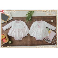 Elegant Kids Anti-Bacterial Long Sleeve Bodysuit Dress ELBK56378