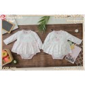 Elegant Kids Anti-Bacterial Long Sleeve Bodysuit Dress ELBK56378