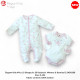 Elegant Kids 4Pcs LS Sleepsuit, SS Bodysuit, Mittens & Booties ELS456386