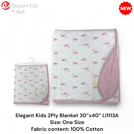 Elegant Kids 2Ply Blanket 30”x40” LI1113