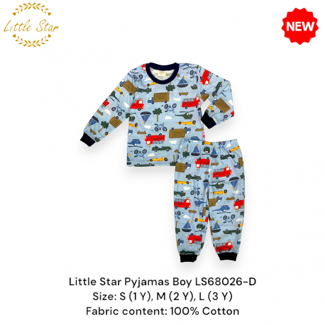 Little Star Pyjamas Boy LS68026-A/LS68026-B/LS68026-C/LS68026-D