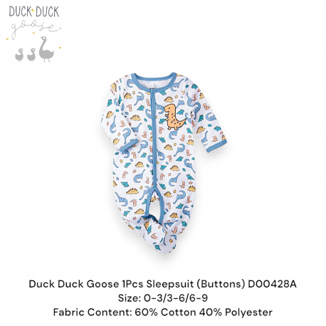 Duck Duck Goose 1Pcs Sleepsuit (Buttons) D00428A/D00428B