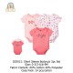 Millie & Myles Short Sleeve Bodysuit 3Pc Set D03521/D03522/D03526