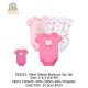 Millie & Myles Short Sleeve Bodysuit 3Pc Set D03521/D03522/D03526