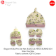 Elegant Kids 3Pcs Set Hat, Booties & Mitten EL9052