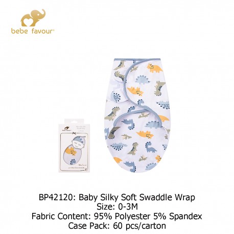 Bebe Favour 1Pc Baby Silky Soft Swaddle Wrap BP42120/BP42121/BP42122/BP42124