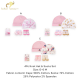 Bebe Favour 4Pc Knot Hat & Socks Set BP73582/BP73583/BP73584