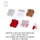 Duck Duck Goose 5 Pairs Crew Socks With No-Skid D56731/D56732/D56741/D56742/D56752/D56761/D56762