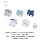 Duck Duck Goose 5 Pairs Crew Socks With No-Skid D56731/D56732/D56741/D56742/D56752/D56761/D56762