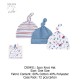 Duck Duck Goose 3Pcs Knot Hat D50401/D50421/D50431/D50441/D50451/D50461/D50471/D50371/D50411