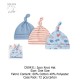 Duck Duck Goose 3Pcs Knot Hat D50401/D50421/D50431/D50441/D50451/D50461/D50471/D50371/D50411