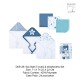 Duck Duck Goose 6 Pc Bath Towels & Washcloths Set D05074/D05068/D05069/D05116/D05117/D05121/D05122/D05125/D05128/D05130