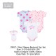 Hudson Baby Short Sleeve Bodysuit 3Pc Set 24461/30121/30079/29839/29863/29917/29911/30137/29935