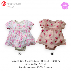 Elegant Kids 1Pcs Bodysuit Dress ELBS56814