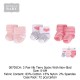Hudson Baby 3Pc NB Terry Socks With Non-Skid_228983