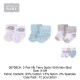 Hudson Baby 3Pc NB Terry Socks With Non-Skid_228984