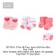 Hudson Baby 3Pc NB Terry Socks With Non-Skid_228986