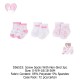Princess Rose Screw Socks With Non-Skid 3Pc_228994
