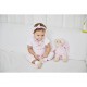 Princess Rose Screw Socks With Non-Skid 3Pc_228996