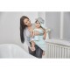 Bebe Favour 1Pc Baby Dotted Hooded Blanket With Mink Backing-Double Layer_229046