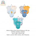 Millie & Myles Short Sleeve Bodysuit 3Pc Set