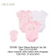 Little &amp; Loved Short Sleeve Bodysuit 3Pc Set_229088