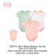 Princess Rose Short Sleeve Bodysuit 3Pc Set_229097