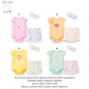 Duck Duck Goose Bodysuit Short With Headband D95510, D95511, D95512, D95514