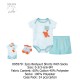 Duck Duck Goose 3Pcs Bodysuit Short With Socks D95573, D95574, D95575, D99577,_229408
