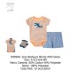 Duck Duck Goose 3Pcs Bodysuit Short With Socks D95573, D95574, D95575, D99577,_229409