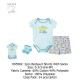 Duck Duck Goose 3Pcs Bodysuit Short With Socks D95573, D95574, D95575, D99577,_229411