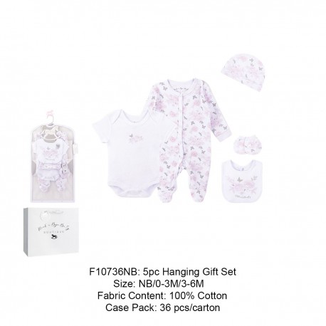 Rock A Bye Baby 5Pcs Hanging Gift Set F10736NB
