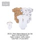 Hudson Baby Short Sleeve Bodysuit 3Pc Set 24074/24177/28232/28290/48008_229686