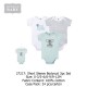 Hudson Baby Short Sleeve Bodysuit 3Pc Set_229745