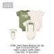 Hudson Baby Short Sleeve Bodysuit 3Pc Set_229752