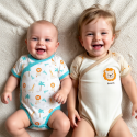 Elegant Kids 1Pc Side Open Bodysuit In Hanger ELBS56962