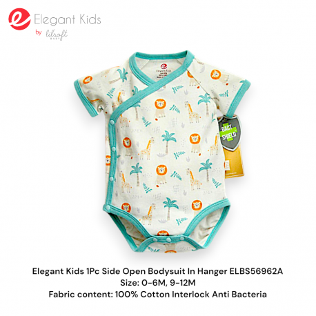 Elegant Kids 1Pc Side Open Bodysuit In Hanger ELBS56962