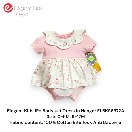 Elegant Kids 1Pc Bodysuit Dress in Hanger ELBK56972