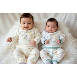 Elegant Kids2Pc Set In Hanger (Long T-Shirt + Pant) ELPL56969