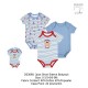 Duck Duck Goose 3Pcs Short Sleeves Bodysuit D03682/D03688/D03707_231627