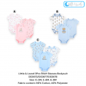 Little & Loved 3Pcs Short Sleeves Bodysuit D03673/D03677/D03678