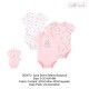 Little &amp; Loved 3Pcs Short Sleeves Bodysuit D03673/D03677/D03678_231632