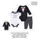 Hudson Baby 3Pc Bodysuit &amp; Pant Set 31636/55664/71691_231662