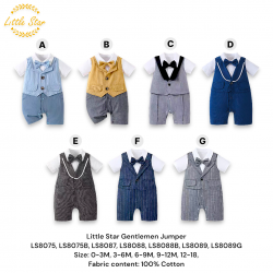 Little Star Gentlemen Jumper LS8075, LS8075B, LS8087, LS8088, LS8088B, LS8089, LS8089G