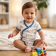 Elegant Kids 1Pcs Bodysuit With Velcro In Hanger ELBS56855_231845
