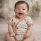 Elegant Kids 1Pcs Bodysuit With Velcro In Hanger ELBS56855_231849