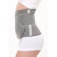 Mamaway Bundle 2pcs Postnatal Recovery Support Belly Band - Nano Bamboo Charcoal Postpartum Belt Bengkung (Grey)