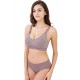 Mamaway Ultra Light Antibacterial Seamless Maternity & Nursing Bra in Stripes (Navy White)
